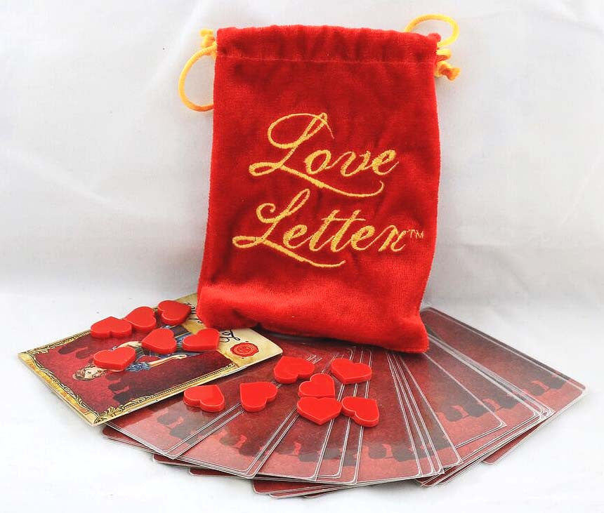 Love Letter Compatible Acrylic Hearts – Custom Game Bits